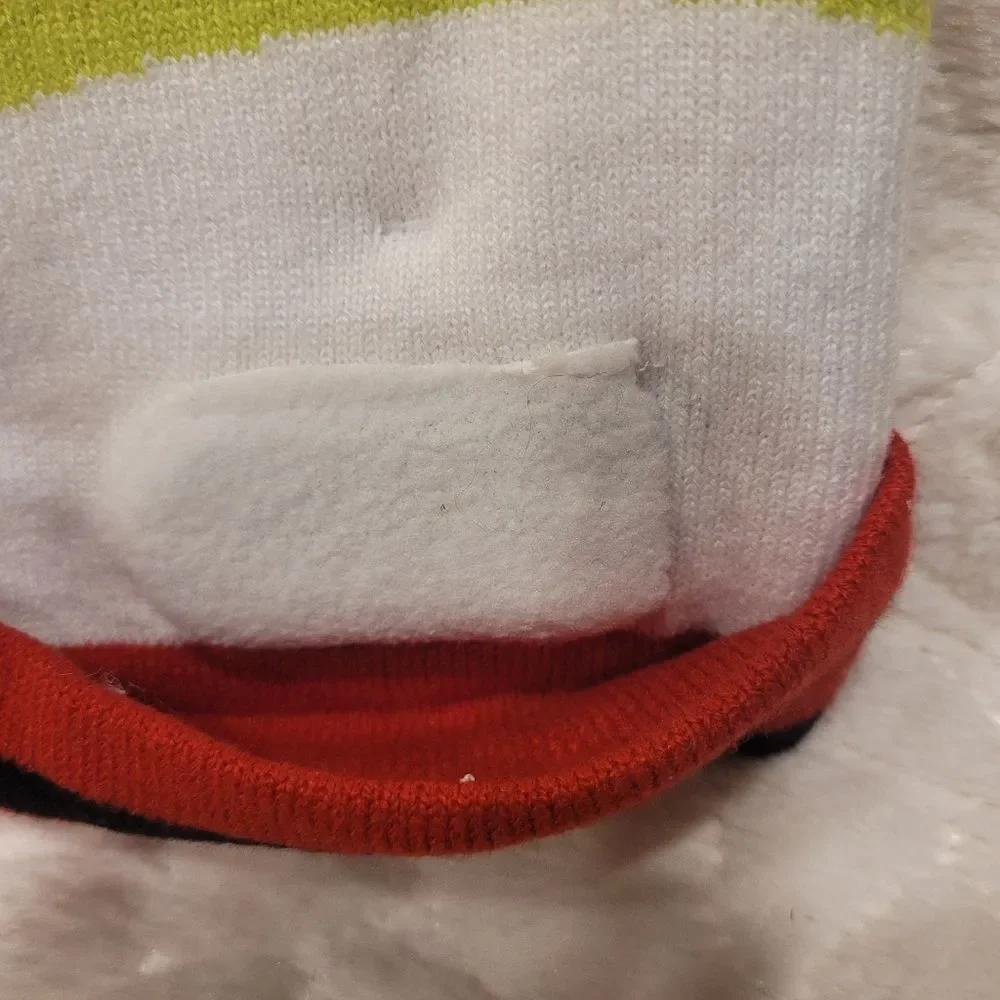 Christmas Beanie Hat Santa T-Rex Dinosaur Snowboard Flashing Light Up 7-14 New